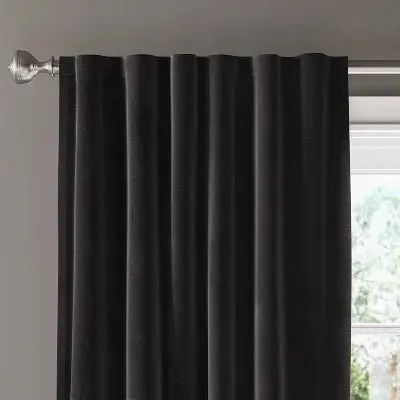 Threshold Velvet Blackout Curtain Panel – Single Panel, Rich Texture