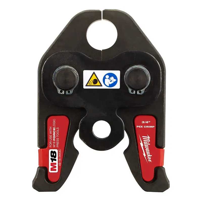 Milwaukee M18 Force Logic Pex Crimp Jaw – 3/4 In., Compatible With F1807 & F2159 Standards 1